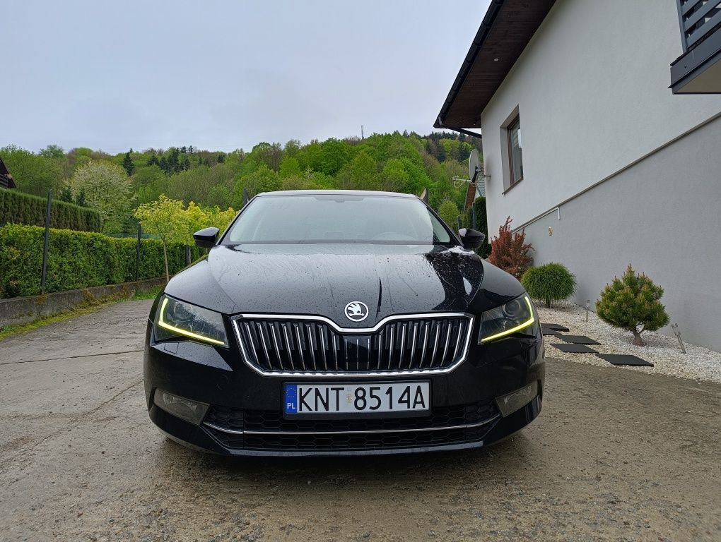 Skoda Superb III 2018r. 2.0 TDI DSG! Ambi light! Czarna! Mozl Zamiana!