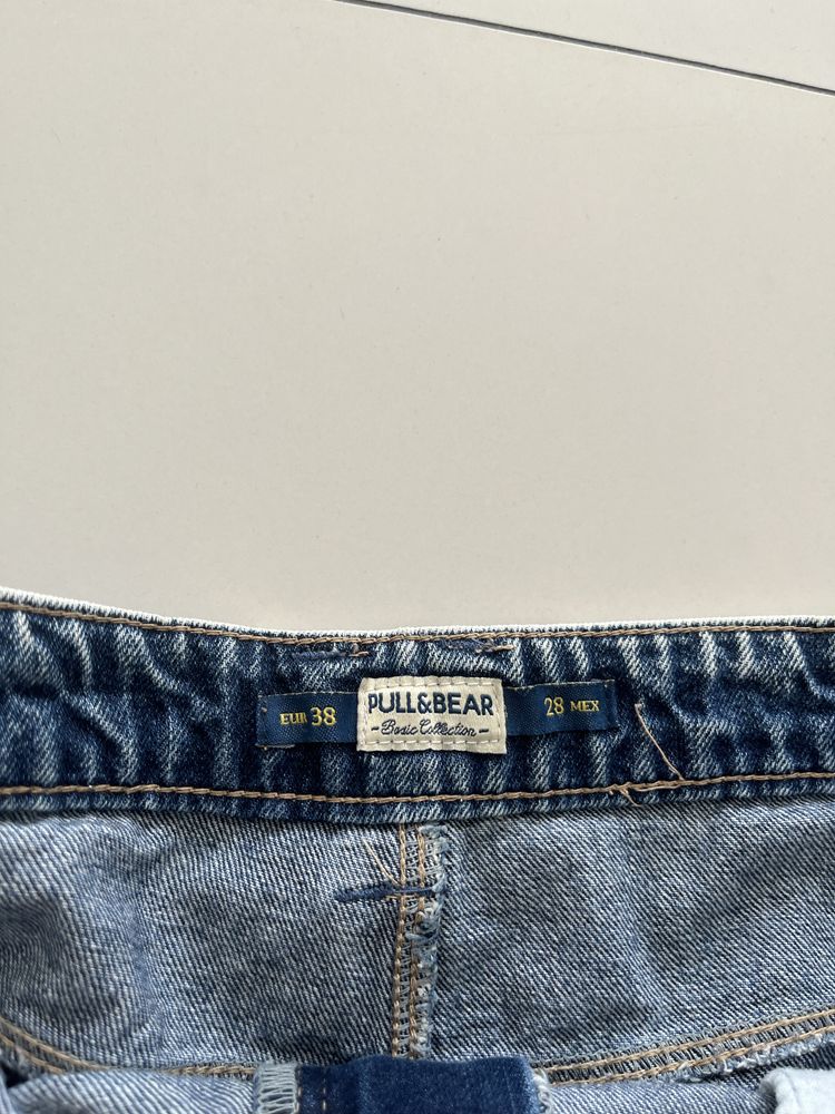 Pull&Bear jeansowe krótkie szorty damskie rozmiar M 38