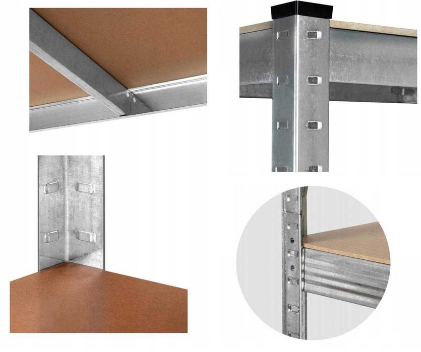 Стелаж металевий 180*90*30 см, 5 полиць (875 кг), стеллаж полки