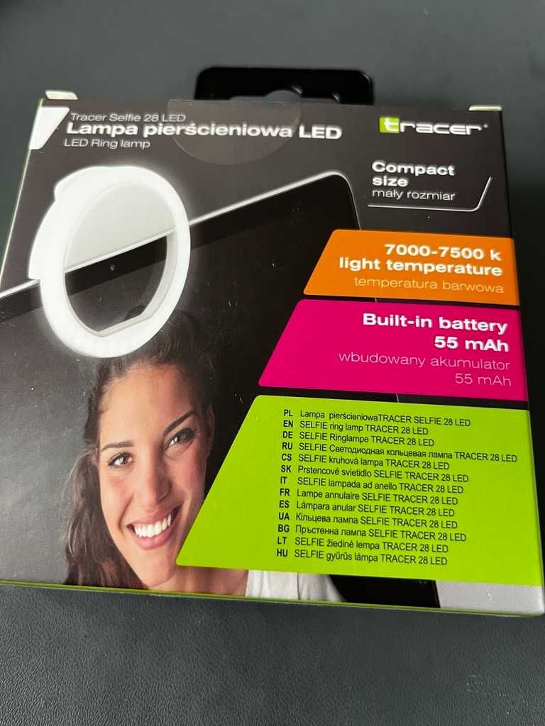 Lampa pierścieniowa LED Tracer