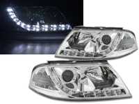 Lampy Reflektory VW Passat B5 FL 3BG 01-04R DAYLINE LED CHROM