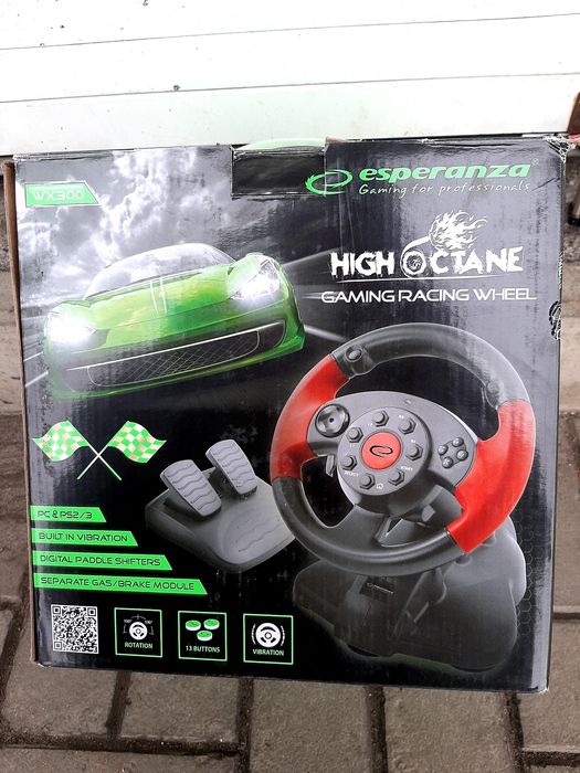 Игровой руль и педали для компьютера ноутбука Сони плей стейшин