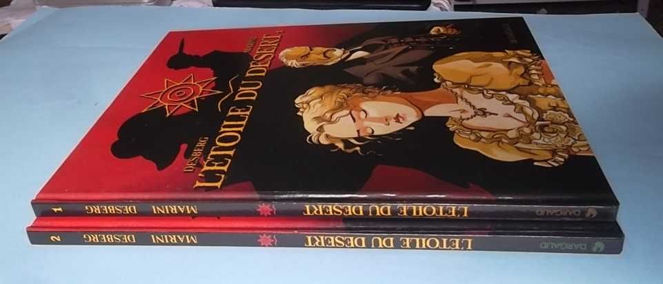 L'ÉTOILE DU DESERT - TOMES 1 & 2 - Marini & Desberg, 1ª EDIÇÃO.