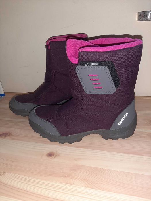 Śniegowce dziewczęce 37 quechua jak nowe