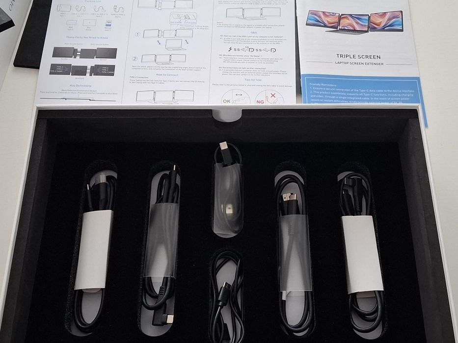 LAPTOMO S3 Triple Screen Extensor Portátil 13"