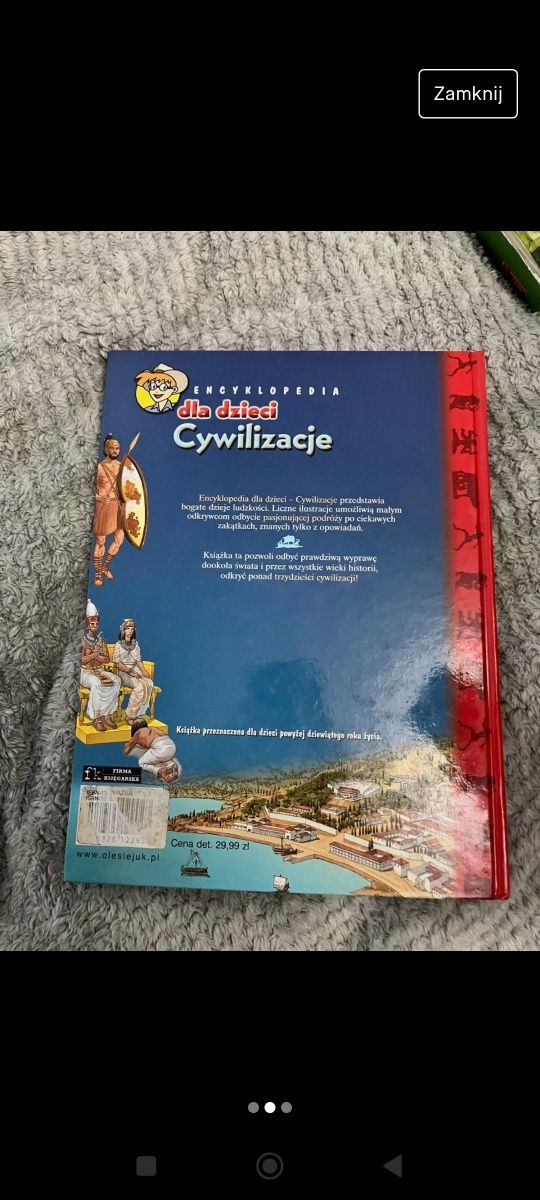 Encyklopedia dla dzieci cywilizacje