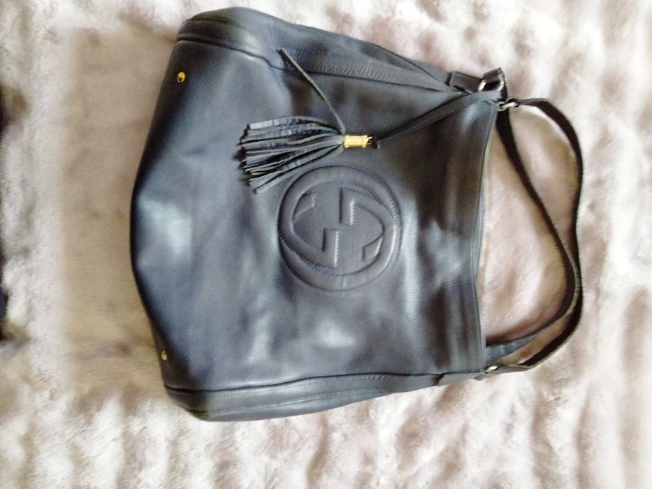 Сумка женская Gucci большая кожаная оригинал