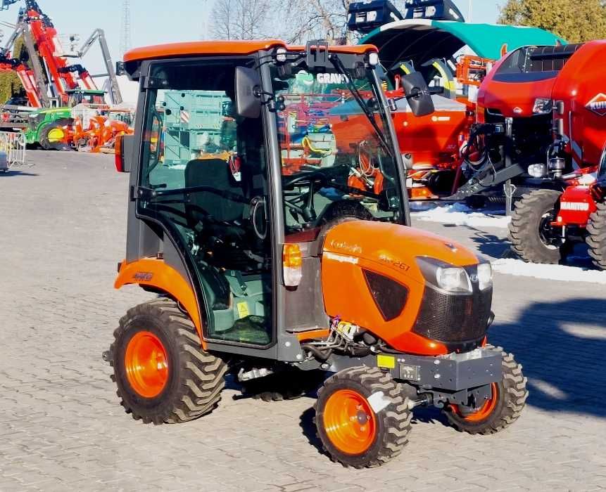 Traktorek KUBOTA BX261 CAB z kabiną, od dealera. GWARANCJA