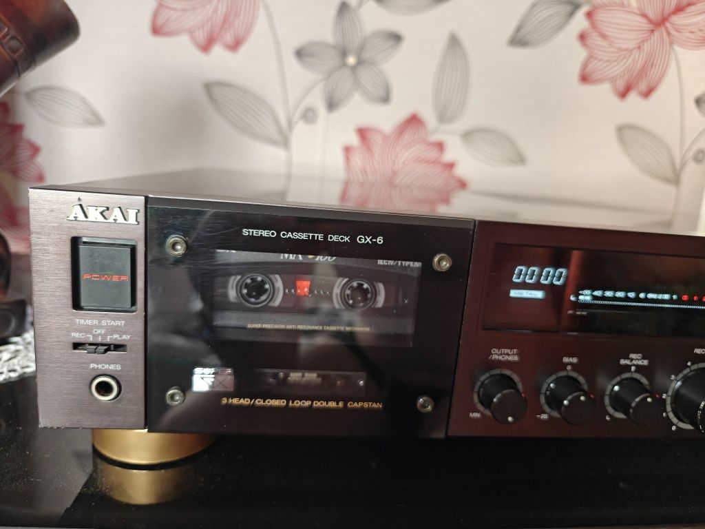 Akai Gx 6. Plus pięć kaset.Super Okazja