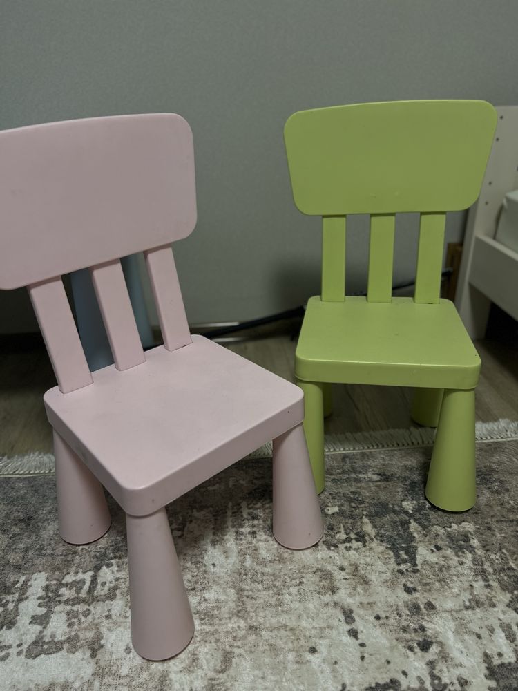 Стол IKEA MAMMUT + стільці