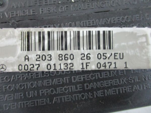 Airbag lateral frente direita MERCEDES-BENZ Classe C (W203)