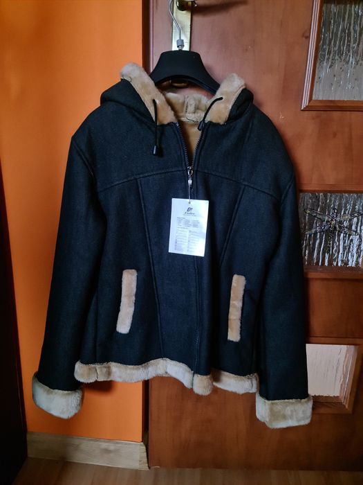 Damska kurtka, bluza jeansowa, rozmiar XL