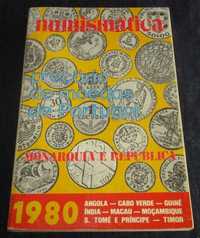 Livro Numismática Preçário de Moedas de Portugal 1980