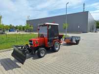 Hako Werke Hakotrac 1800 DA  Hako Hakotrac 1800 DA 4x4 komunalny traktor ogrodniczy przyczepa pług