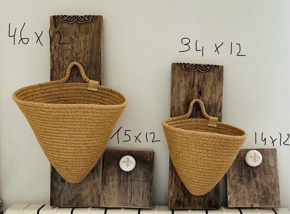 Suportes em juta / decoracao mural