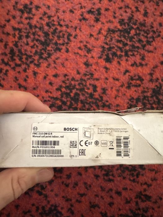 Przycisk ROP bosch FMC-210-DM-G-R
