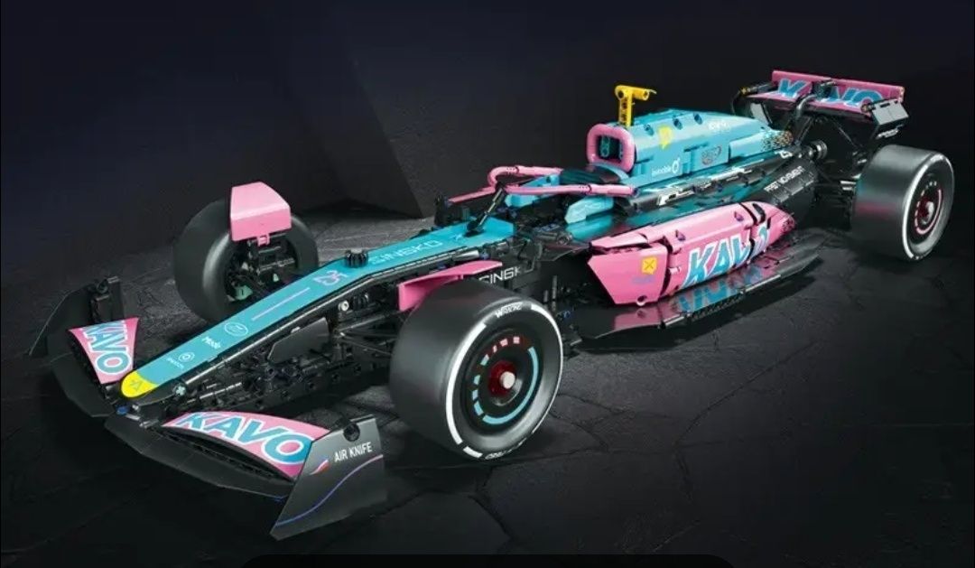 Klocki Formuła 1 duży zestaw 68 cm