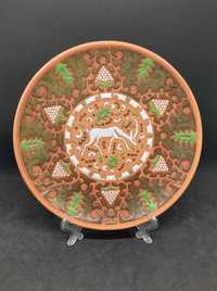 Декоративная тарелка, керамика