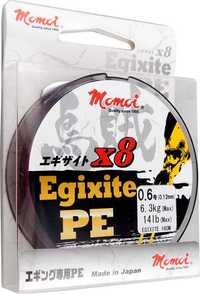 Momoi Plecionka Egixite 135m 0.12mm 6.3kg Szara