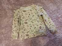 Bluza Newbie żółta motylki kwiatuszki 98 104 dziecko dziewczynka