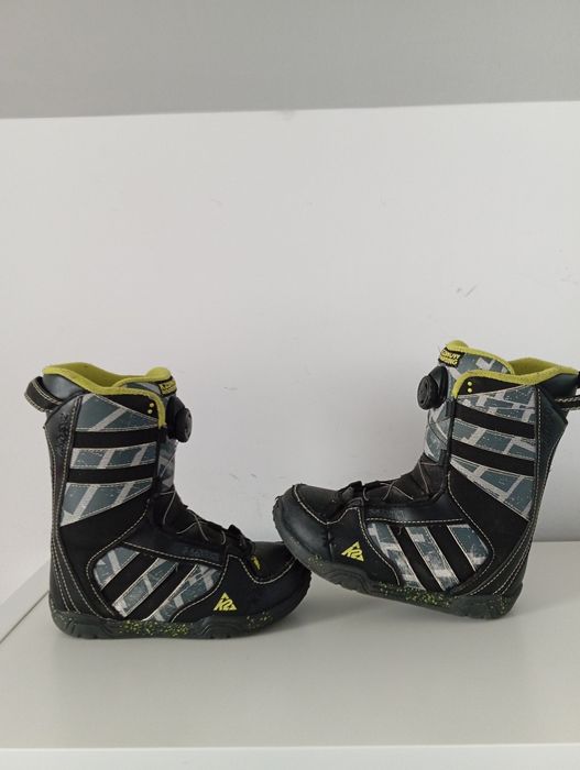 Buty snowboardowe K2 boa 34 snowboard dziecięce Burton śniegowce 35