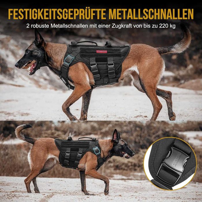 OneTigris Uprząż dla psa, X Destroyer, taktyczna regulowana