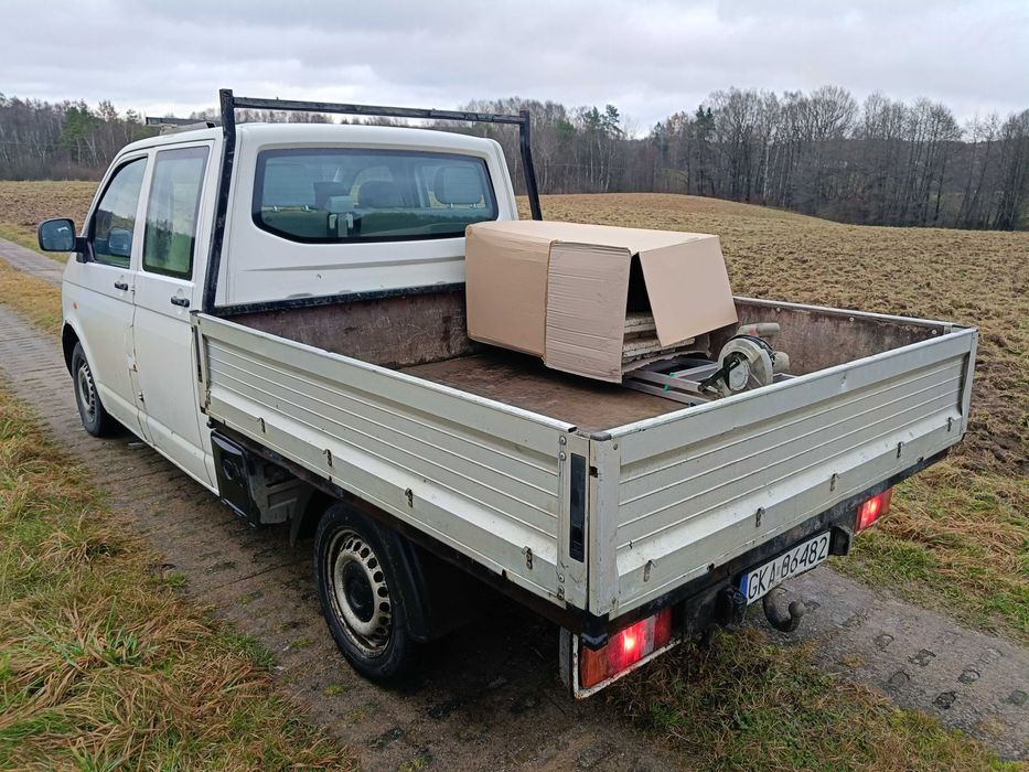 VW T5 Doka 1 9 TDI 105 koni  6 cio osobowy sorawny