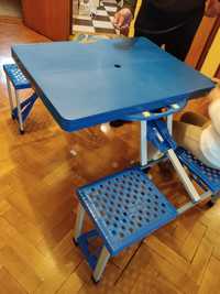 Zestaw stół i krzesła kampingowe