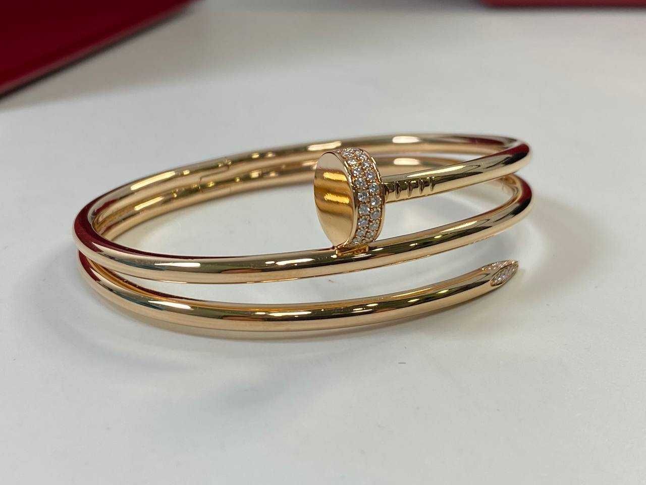 Золотой браслет Cartier Juste Un Clou 17