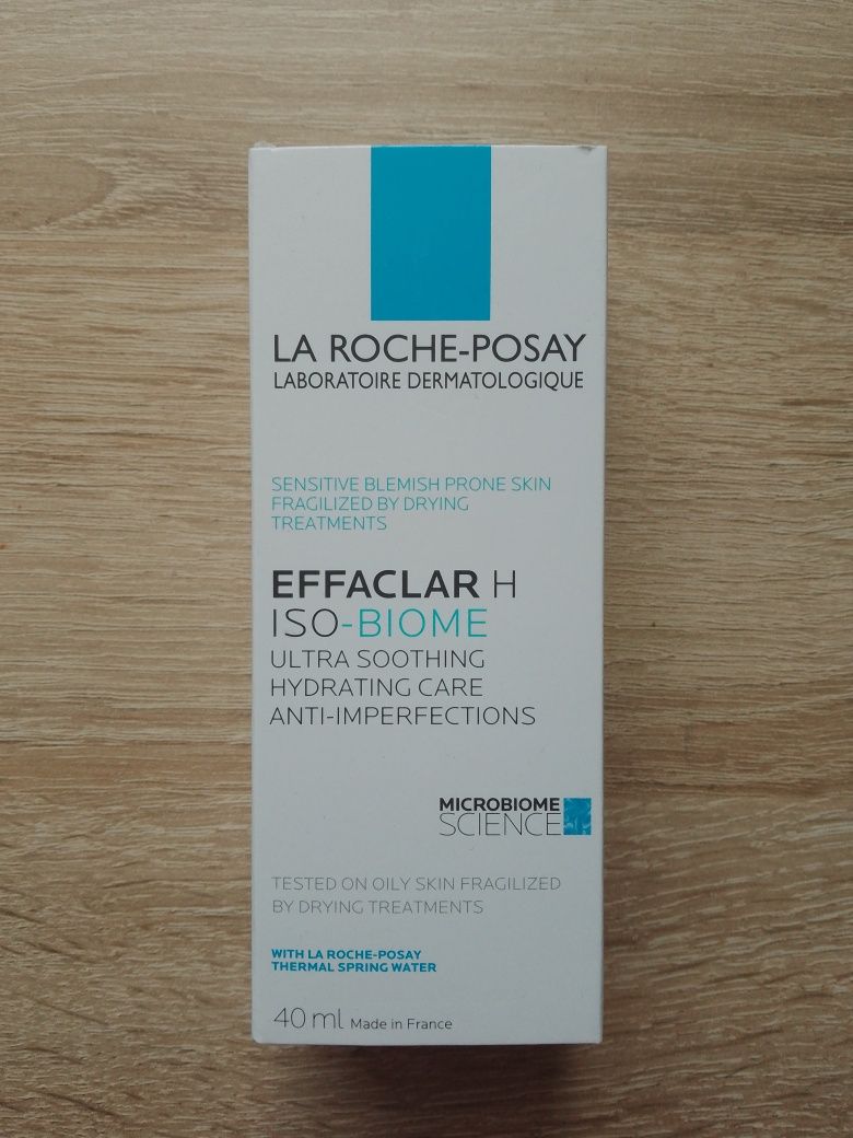 Nowy krem Effaclar H Iso -Biome La Roche posay