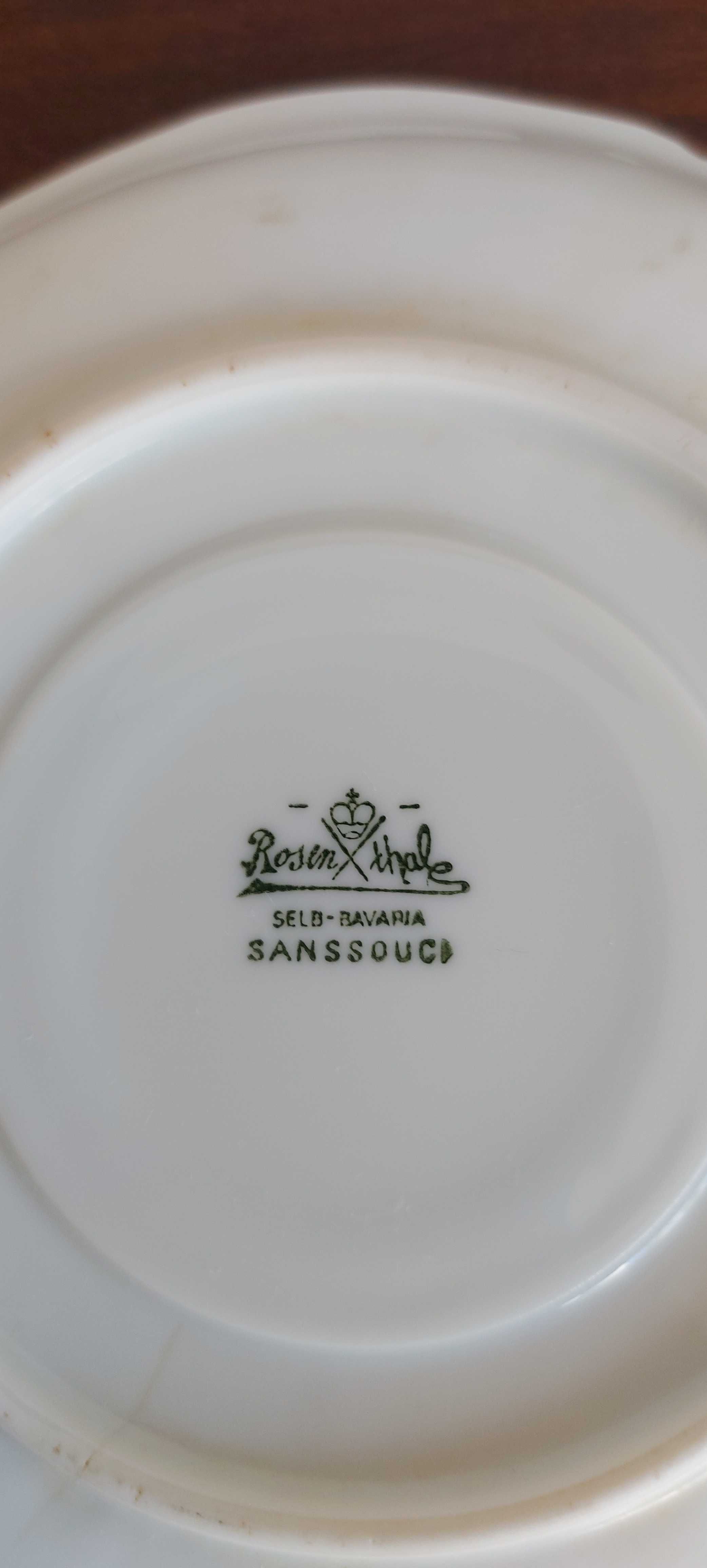 talerze deserowe Rosenthal Sanssouci