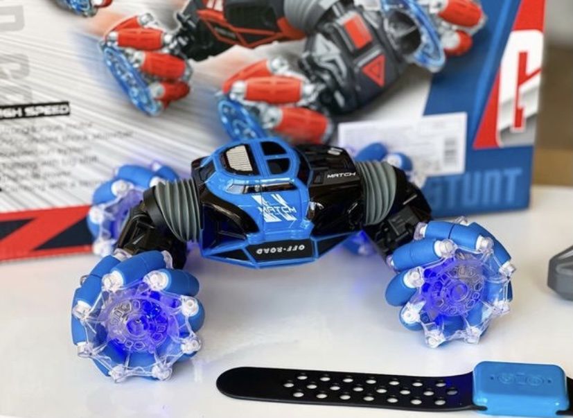 Машинка перевертыш управления жестами руки машина трансформер