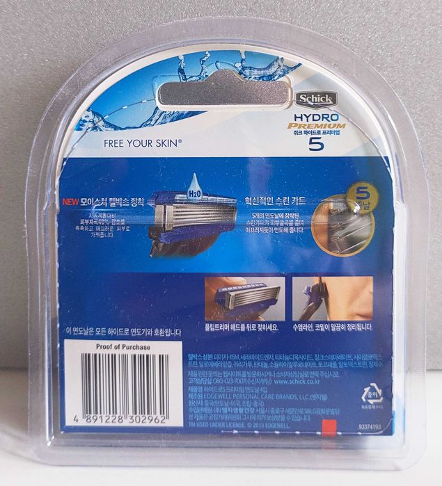 Змінні леза/касети/картриджі Schick Hydro Premium 5