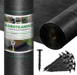 Mata agrowłóknina antychwastowa 1.1x50m *DARMOWA DOSTAWA*