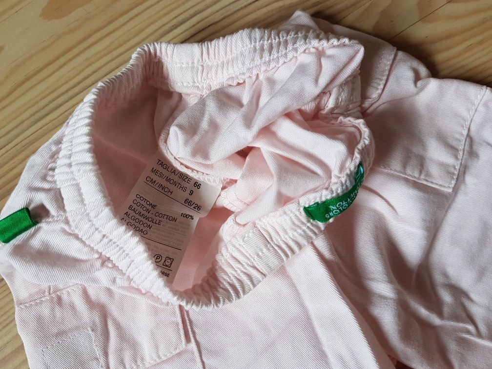 Штаны, брюки, benetton 68 см