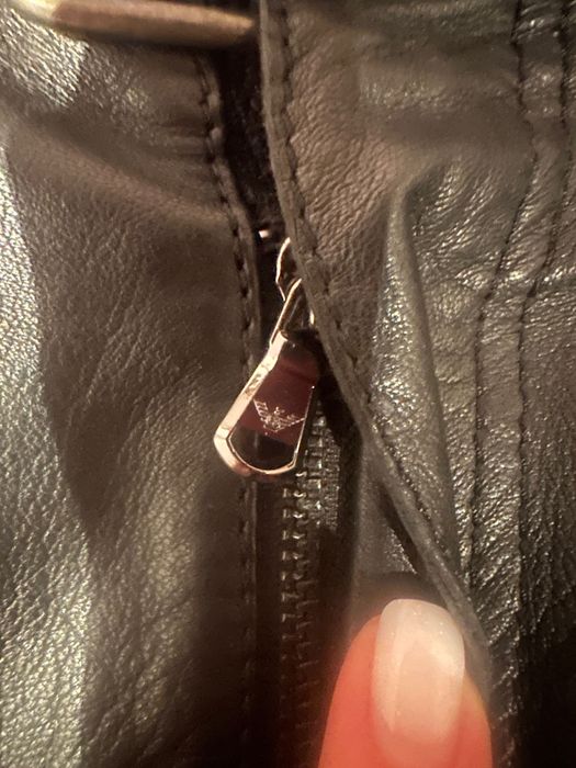 Кожаные шорты Armani