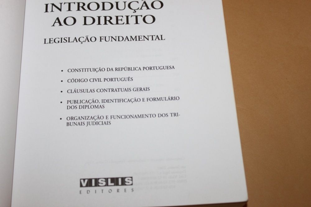 Introdução ao Direito-Legislação Fundamenta