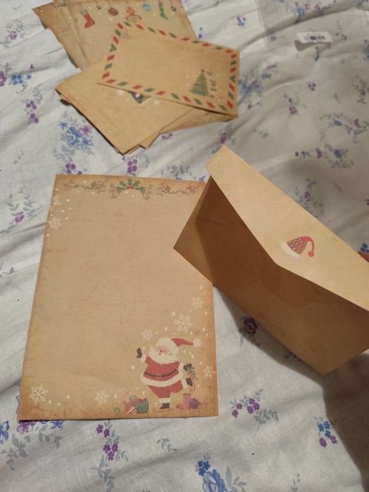 Лист Миколаю чи Діду Морозу з конвертом
