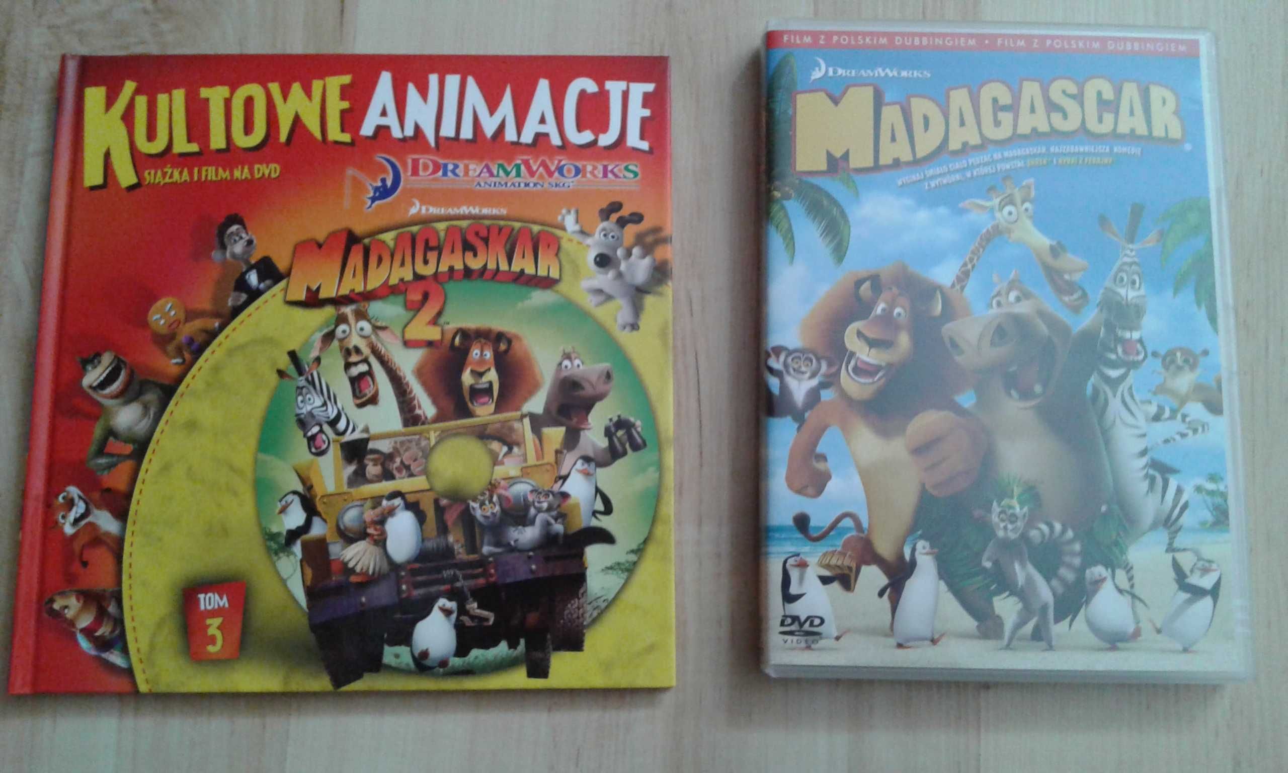 Madagascar i Madagascar 2 DVD