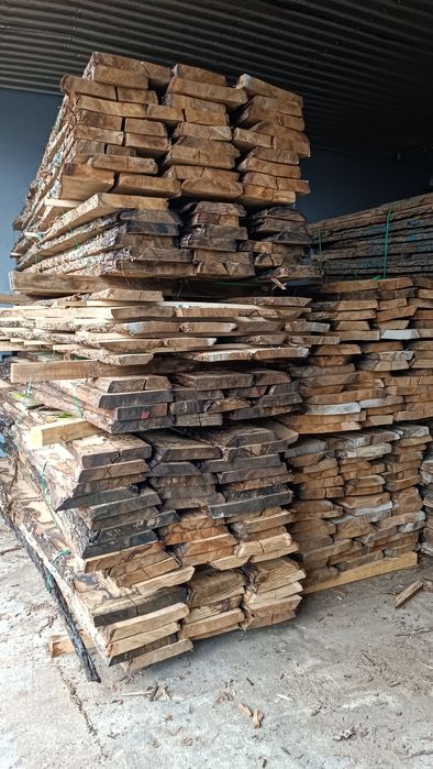 Deski Dębowe Nieobrzynane