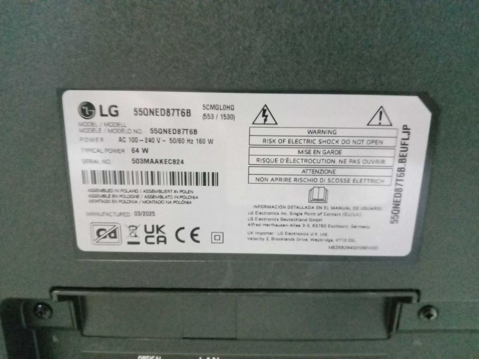 Telewizor LG QNED AI 55QNED87