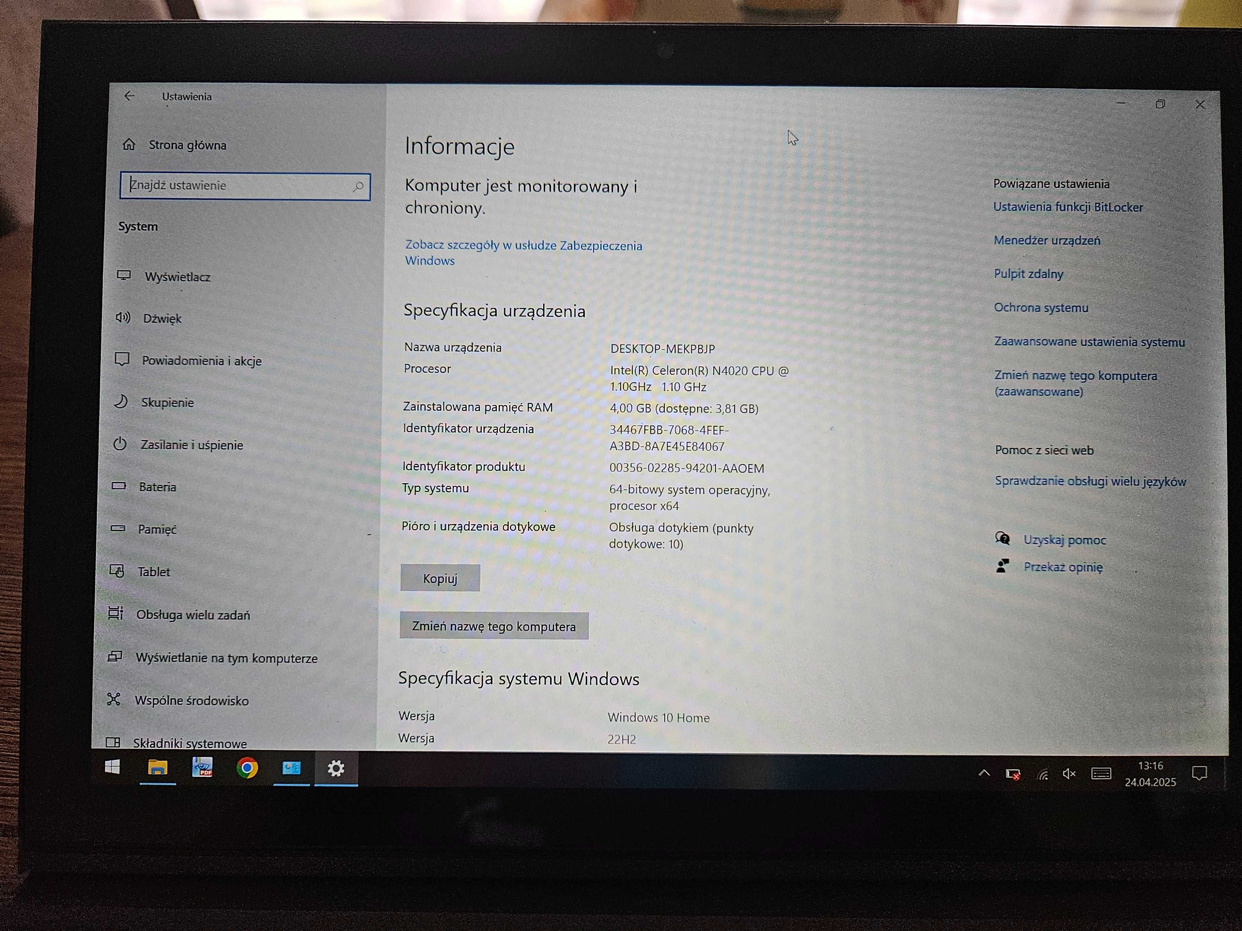 Laptop Lenovo IDEAPAD DUET 3