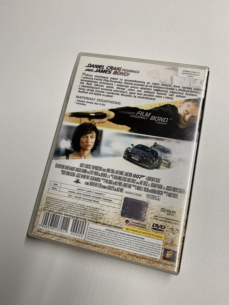 James Bond - Quantum of Solace DVD PL