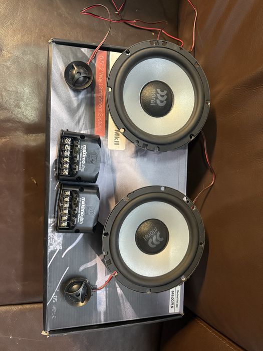 Głośniki samochodowe morel maximo ultra 602 mkII 90/180 rms