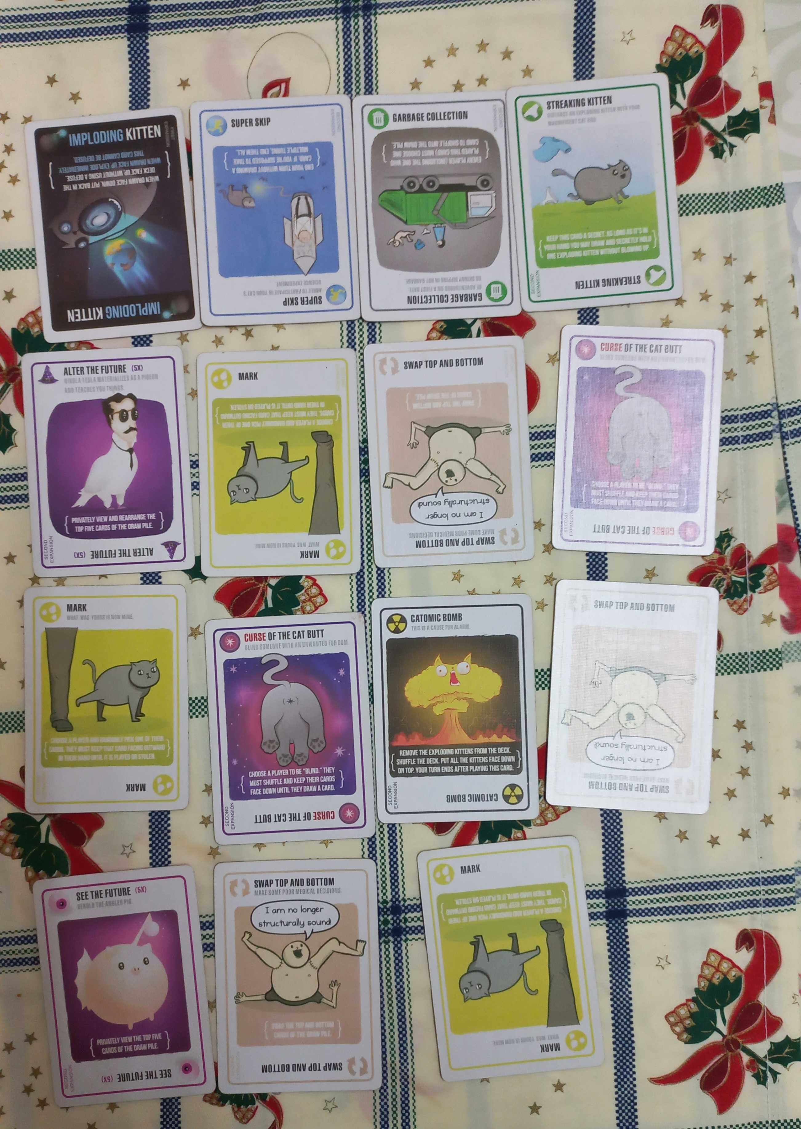 Exploding kittens + 4 expansões