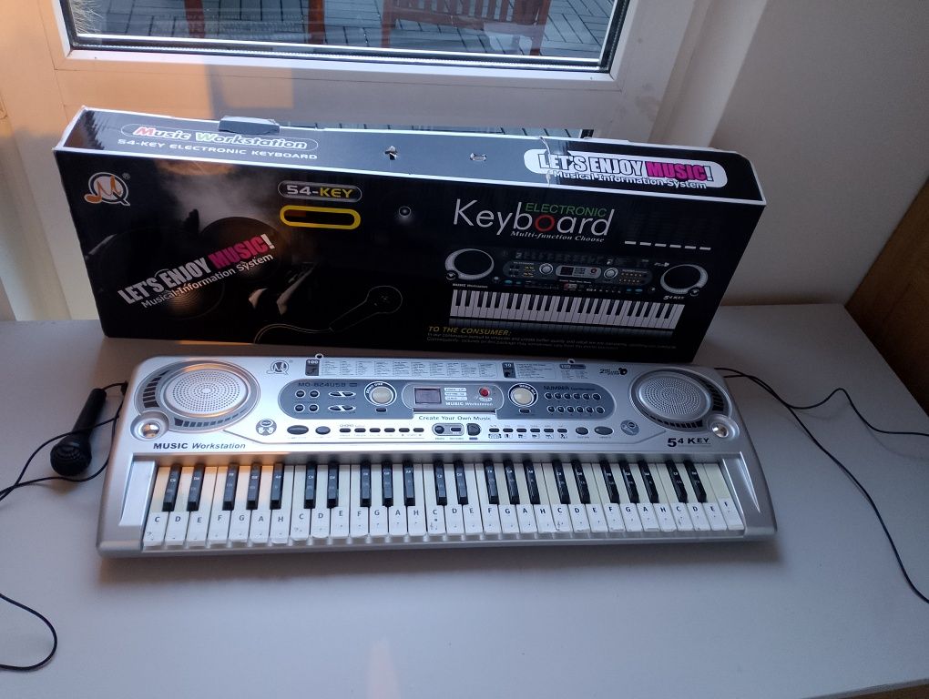 54 Key Keyboard od Music Work station modelu MQ-824USB! - Stan idealny