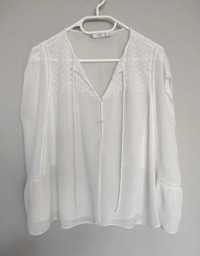 Luźna biała bluzka Zara