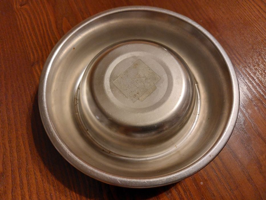 Miska nierdzewka metalowa pies kot zwierzęta średnica 21 cm
