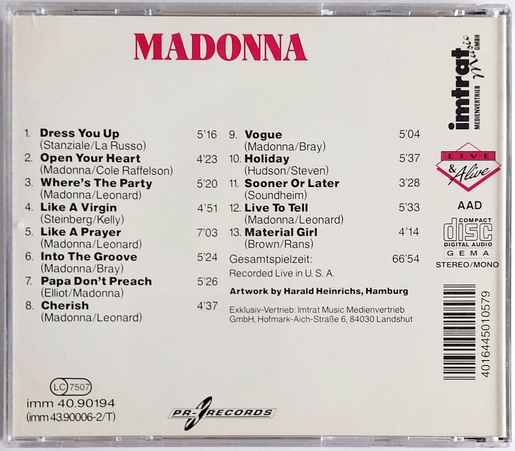 Madonna Live & Alive