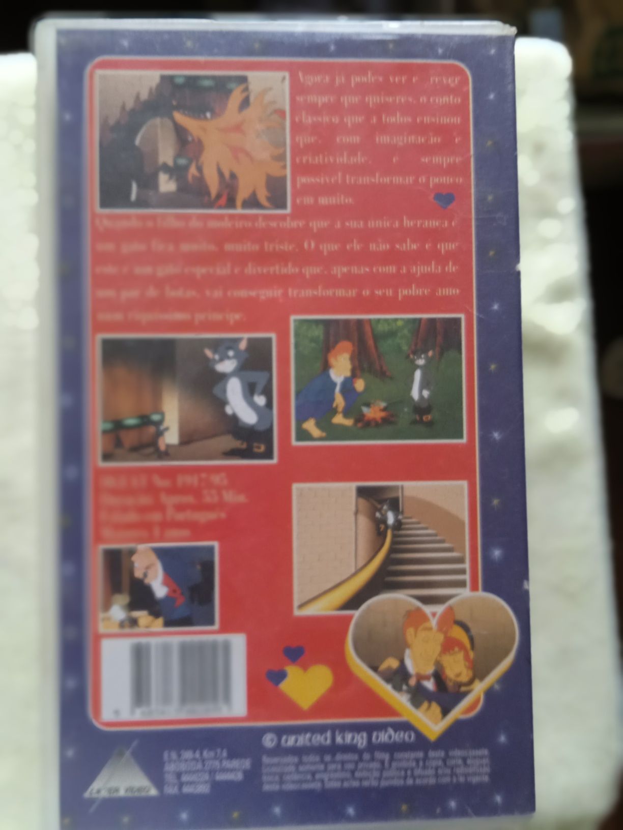 Lote de 4 vhs infantl originais